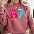 67 Shirt Baseball Life Style 101 Apparel Youth Drip Meme Comfort Colors Sweatshirt Orchid