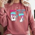 6th Birthday Now I'm 6 Next Year I'Ll Be 7 Baseball Drip 67 Comfort Colors Sweatshirt Orchid