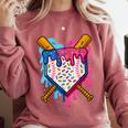 Baseball Boys Ice Cream Drip Baseball Comfort Colors Sweatshirt Orchid Baseball Boys Ice Cream Drip Baseball Comfort Colors Sweatshirt Orchid