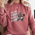 Baseball Catcher Waiting For You At Home Player Quote Comfort Colors Sweatshirt Orchid