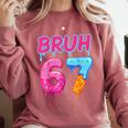 Baseball Ice Cream Drip Number 67 Player Or 67th Birthday Comfort Colors Sweatshirt Orchid Baseball Ice Cream Drip Number 67 Player Or 67th Birthday Comfort Colors Sweatshirt Orchid