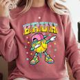 Baseball Life Style 101 Apparel Youth Drip Baseball Boys Kid Comfort Colors Sweatshirt Orchid