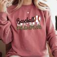 Baseball Mema Women BallPark Mema Baseball Mom Mother's Day Comfort Colors Sweatshirt Orchid Baseball Mema Women BallPark Mema Baseball Mom Mother's Day Comfort Colors Sweatshirt Orchid