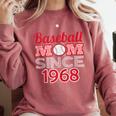 Baseball Mom Since 1968 Comfort Colors Sweatshirt Orchid Baseball Mom Since 1968 Comfort Colors Sweatshirt Orchid