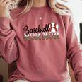Baseball Mom Mom BallPark Mom Mom Game Day 2024 Mother's Day Comfort Colors Sweatshirt Orchid Baseball Mom Mom BallPark Mom Mom Game Day 2024 Mother's Day Comfort Colors Sweatshirt Orchid