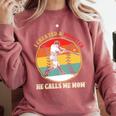 Baseball Mom I Created A Monster He Calls Me Mom Comfort Colors Sweatshirt Orchid Baseball Mom I Created A Monster He Calls Me Mom Comfort Colors Sweatshirt Orchid