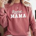 Baseball Mom Design Comfort Colors Sweatshirt Orchid Baseball Mom Design Comfort Colors Sweatshirt Orchid