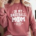 In My Baseball Mom Era Cool Mommy Comfort Colors Sweatshirt Orchid
