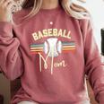 BASEBALL MOM Fun RETRO LOOK Premium Comfort Colors Sweatshirt Orchid BASEBALL MOM Fun RETRO LOOK Premium Comfort Colors Sweatshirt Orchid