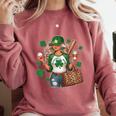 Baseball Mom Green Shamrock St Patrick Day Women Comfort Colors Sweatshirt Orchid Baseball Mom Green Shamrock St Patrick Day Women Comfort Colors Sweatshirt Orchid