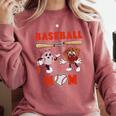 Baseball Mom Heart Baseball Mama Mother's Day Comfort Colors Sweatshirt Orchid Baseball Mom Heart Baseball Mama Mother's Day Comfort Colors Sweatshirt Orchid