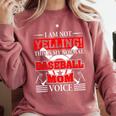 Baseball Mom Baseball Player Baseball Comfort Colors Sweatshirt Orchid