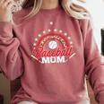 Baseball Mom Rainbow Great Team Mom Premium Comfort Colors Sweatshirt Orchid Baseball Mom Rainbow Great Team Mom Premium Comfort Colors Sweatshirt Orchid