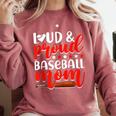 Baseball Mom Sport Mommy Baseball Mama Mother's Day Comfort Colors Sweatshirt Orchid Baseball Mom Sport Mommy Baseball Mama Mother's Day Comfort Colors Sweatshirt Orchid