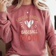 Baseball Moms Game Practice Sports School Kids Comfort Colors Sweatshirt Orchid Baseball Moms Game Practice Sports School Kids Comfort Colors Sweatshirt Orchid