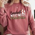 Baseball Nene Women BallPark Nene Baseball Mom Mother's Day Comfort Colors Sweatshirt Orchid Baseball Nene Women BallPark Nene Baseball Mom Mother's Day Comfort Colors Sweatshirt Orchid