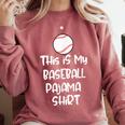 This Is My Baseball Pajama Shirt For Players Teens Boys Girl Comfort Colors Sweatshirt Orchid This Is My Baseball Pajama Shirt For Players Teens Boys Girl Comfort Colors Sweatshirt Orchid