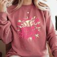 Baseball Phrase With Stars Comfort Colors Sweatshirt Orchid Baseball Phrase With Stars Comfort Colors Sweatshirt Orchid