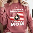 My Baseball Player Calls Me Mom Baseball Mom Comfort Colors Sweatshirt Orchid My Baseball Player Calls Me Mom Baseball Mom Comfort Colors Sweatshirt Orchid