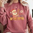 Baseball Santa 67 Christmas Xmas Boys Retro Comfort Colors Sweatshirt Orchid Baseball Santa 67 Christmas Xmas Boys Retro Comfort Colors Sweatshirt Orchid