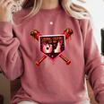 Chocolate 67 Drip Baseball Valentine Love Sports Comfort Colors Sweatshirt Orchid Chocolate 67 Drip Baseball Valentine Love Sports Comfort Colors Sweatshirt Orchid