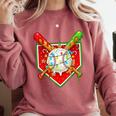 Christmas Baseball Ice Cream Drip Men Women Kids Comfort Colors Sweatshirt Orchid Christmas Baseball Ice Cream Drip Men Women Kids Comfort Colors Sweatshirt Orchid