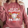 This Is My Christmas Pajama Shirt Baseball Xmas PJs Boys Men Comfort Colors Sweatshirt Orchid This Is My Christmas Pajama Shirt Baseball Xmas PJs Boys Men Comfort Colors Sweatshirt Orchid