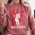 Future Matlacha Baseball Star Baseball Player Sports Theme Premium Tri-Blend Comfort Colors Sweatshirt Orchid