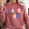 Game Day Baseball Lover Field Day Men Women Kid Comfort Colors Sweatshirt Orchid Game Day Baseball Lover Field Day Men Women Kid Comfort Colors Sweatshirt Orchid