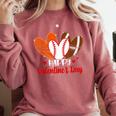 Happy Valentines Day Shirt Boys Basketball Baseball Football Comfort Colors Sweatshirt Orchid Happy Valentines Day Shirt Boys Basketball Baseball Football Comfort Colors Sweatshirt Orchid