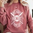 Hit Hard Run Fast Turn Left Baseball Player Fans Premium Tri-Blend Comfort Colors Sweatshirt Orchid Hit Hard Run Fast Turn Left Baseball Player Fans Premium Tri-Blend Comfort Colors Sweatshirt Orchid