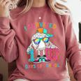 HUGvyn I Survived 100 Days Of School Baseball 6 7 Ice Cream Comfort Colors Sweatshirt Orchid