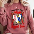 I'm Their Biggest Fan Volleyball Baseball Mom Comfort Colors Sweatshirt Orchid I'm Their Biggest Fan Volleyball Baseball Mom Comfort Colors Sweatshirt Orchid