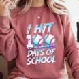 Kids 100 Days Of School 100th Day Baseball Ice Cream Drip Comfort Colors Sweatshirt Orchid Kids 100 Days Of School 100th Day Baseball Ice Cream Drip Comfort Colors Sweatshirt Orchid