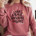 Loud & Proud Baseball Mom Comfort Colors Sweatshirt Orchid Loud & Proud Baseball Mom Comfort Colors Sweatshirt Orchid