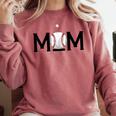 Loud & Proud Baseball Mom Softball Mother Women Mommy Comfort Colors Sweatshirt Orchid