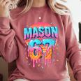 Mason 67 Costume Ice Cream Baseball Drip 6 7 Meme Six Seven Comfort Colors Sweatshirt Orchid Mason 67 Costume Ice Cream Baseball Drip 6 7 Meme Six Seven Comfort Colors Sweatshirt Orchid
