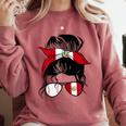 Peruvian Baseball Mom Peru Flag Baseball Girl Comfort Colors Sweatshirt Orchid Peruvian Baseball Mom Peru Flag Baseball Girl Comfort Colors Sweatshirt Orchid