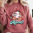 Retro Oily Baseball Mom Meme For Essential Oils Game Day Comfort Colors Sweatshirt Orchid