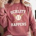 Schlitt Happens Baseball Apparel Love The Bronx Comfort Colors Sweatshirt Orchid