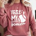 My Senior Baseball Senior Mom 2026 Baseball Senior Mama Comfort Colors Sweatshirt Orchid