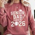 Senior Dad Class Of 2026 Graduate Baseball 2026 Graduation Comfort Colors Sweatshirt Orchid Senior Dad Class Of 2026 Graduate Baseball 2026 Graduation Comfort Colors Sweatshirt Orchid