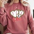 St Louis Leopard Heart Baseball Batter Boys Fan Comfort Colors Sweatshirt Orchid St Louis Leopard Heart Baseball Batter Boys Fan Comfort Colors Sweatshirt Orchid