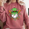 St Patricks Day Baseball Drip Ice Cream Baseball Home Plate Comfort Colors Sweatshirt Orchid St Patricks Day Baseball Drip Ice Cream Baseball Home Plate Comfort Colors Sweatshirt Orchid