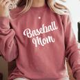AS Tees Baseball Mom Mama Mommy Mother Comfort Colors Sweatshirt Orchid