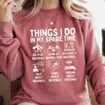 Things I Do In My Spare Time Baseball Lover Comfort Colors Sweatshirt Orchid Things I Do In My Spare Time Baseball Lover Comfort Colors Sweatshirt Orchid