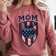 USA Mum Mother's Day Baseball Mom Comfort Colors Sweatshirt Orchid USA Mum Mother's Day Baseball Mom Comfort Colors Sweatshirt Orchid