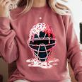 Valentine Baseball Catcher Mask Ice Cream Drip Tee For Boys Comfort Colors Sweatshirt Orchid Valentine Baseball Catcher Mask Ice Cream Drip Tee For Boys Comfort Colors Sweatshirt Orchid
