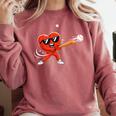 Valentine Baseball Heart Sport Valentines Day Men Boys Kids Comfort Colors Sweatshirt Orchid Valentine Baseball Heart Sport Valentines Day Men Boys Kids Comfort Colors Sweatshirt Orchid