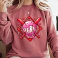 Valentines Day Baseball Boys Ice Cream Drip Heart Youth Kids Comfort Colors Sweatshirt Orchid Valentines Day Baseball Boys Ice Cream Drip Heart Youth Kids Comfort Colors Sweatshirt Orchid
